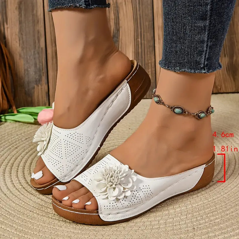 Dahlia | Floral Sandals