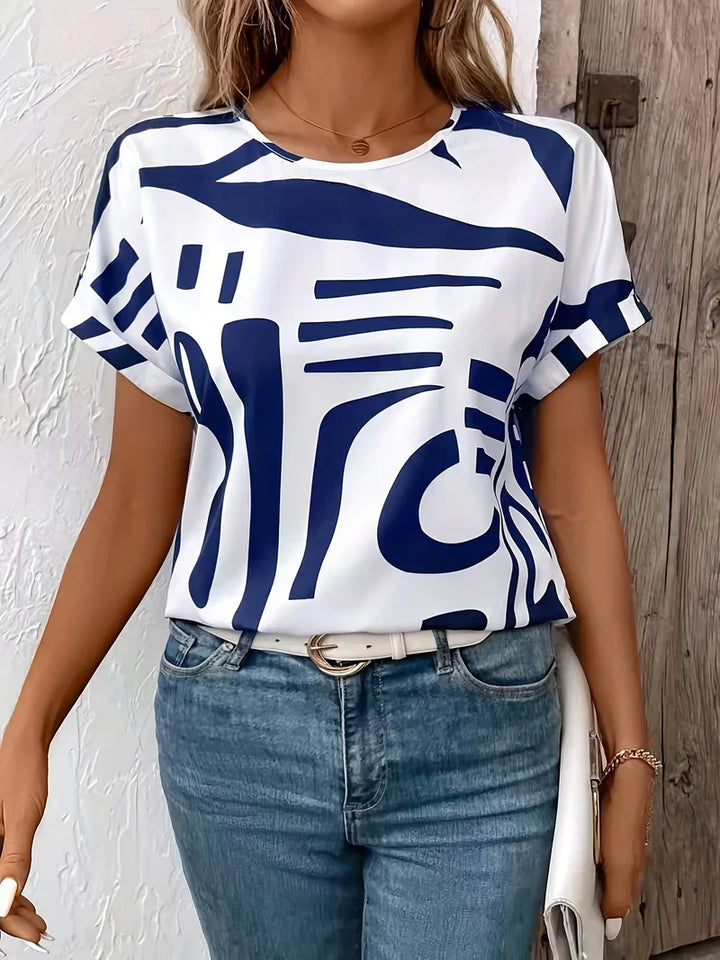 Jill | Abstract Art Blouse