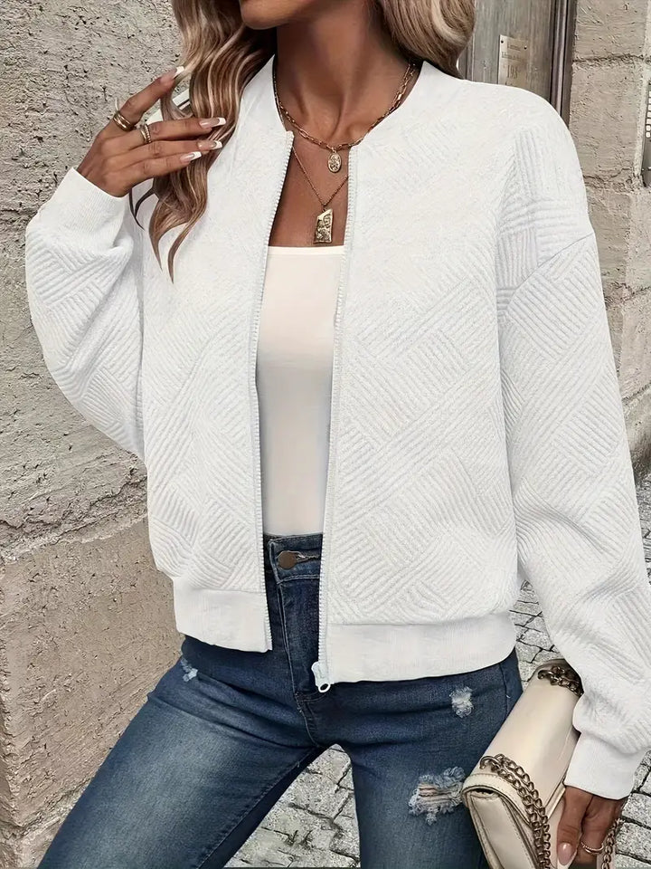 Laurie | Textured Zip Jacket