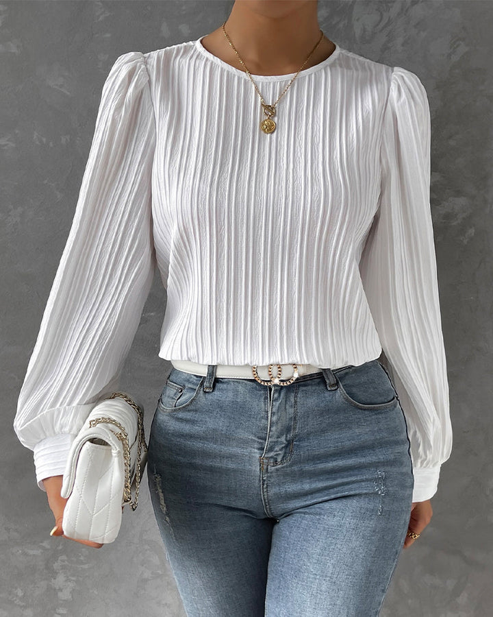 Viviane | Pleated Blouse