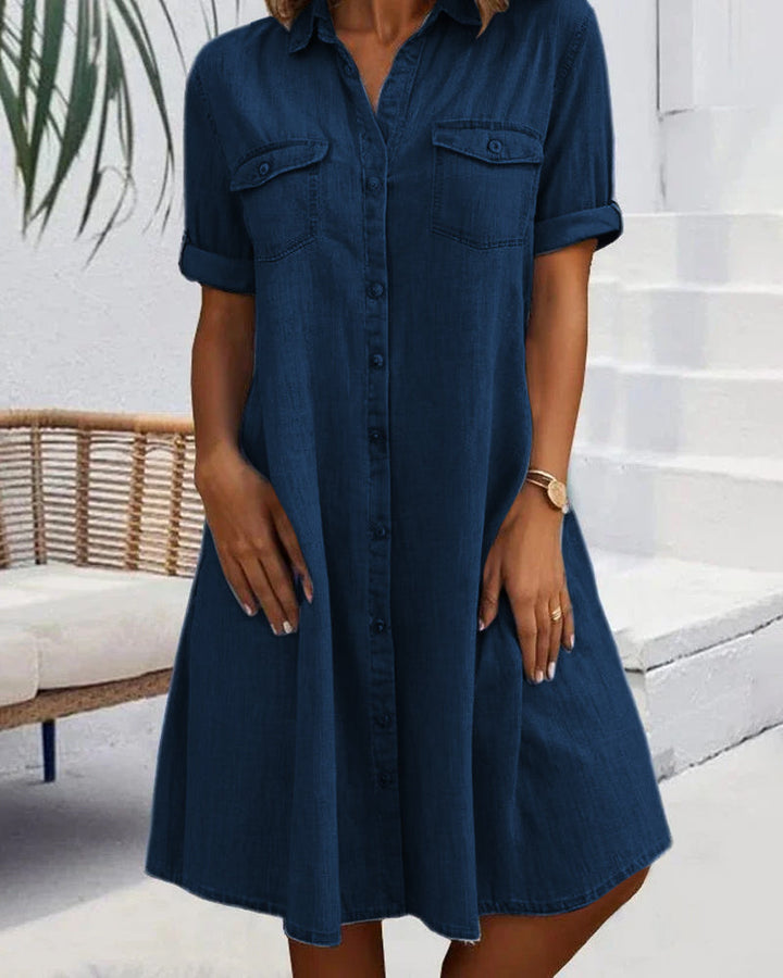 Jillian | Denim Dress