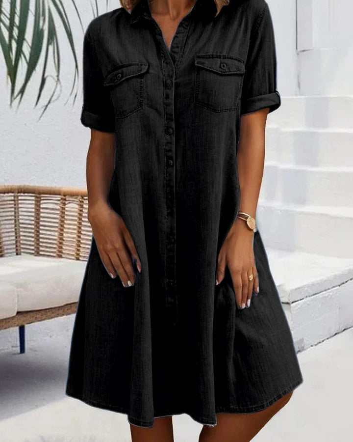 Jillian | Denim Dress