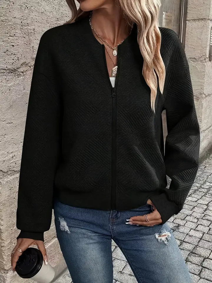 Laurie | Textured Zip Jacket
