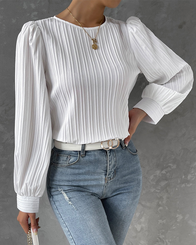 Viviane | Pleated Blouse