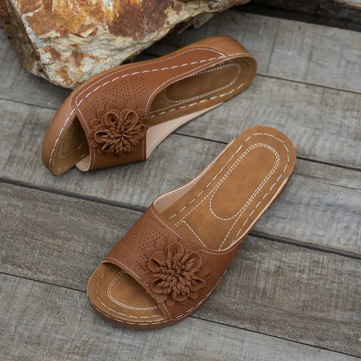Dahlia | Floral Sandals