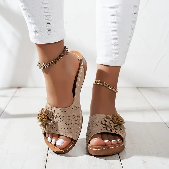 Dahlia | Floral Sandals