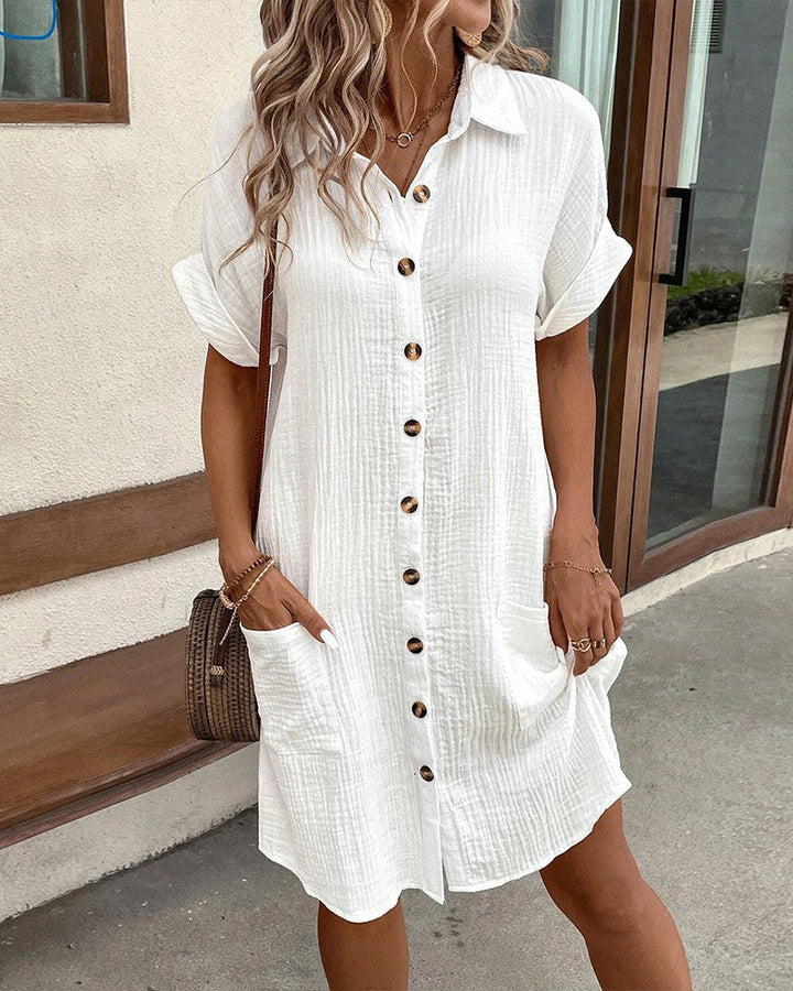 Nora | Relaxed Shirt Dress