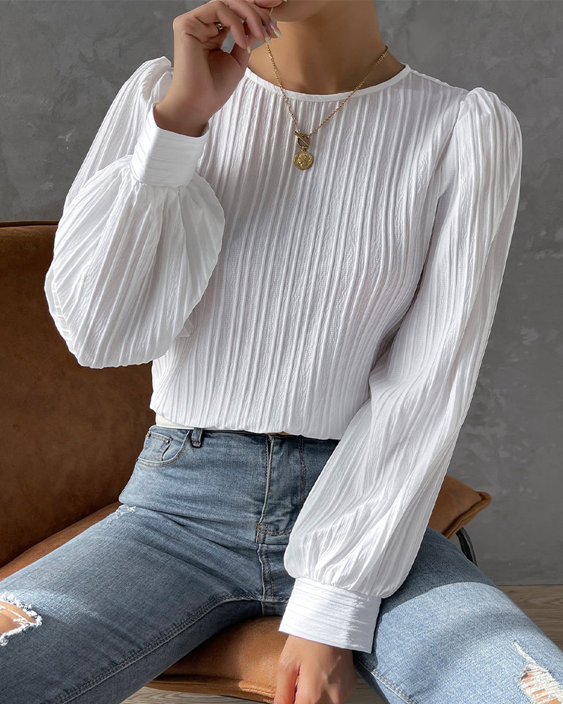 Viviane | Pleated Blouse