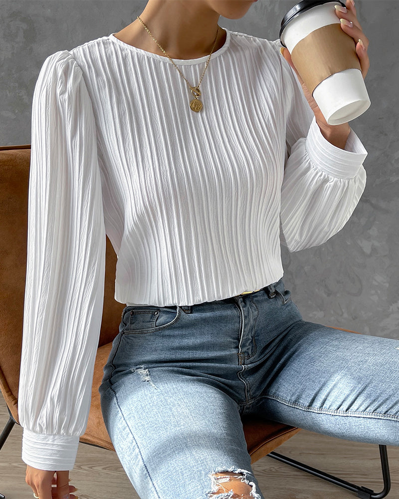 Viviane | Pleated Blouse