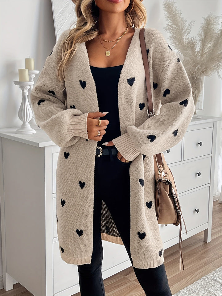 Amelia™ Heart Knit Cardigan