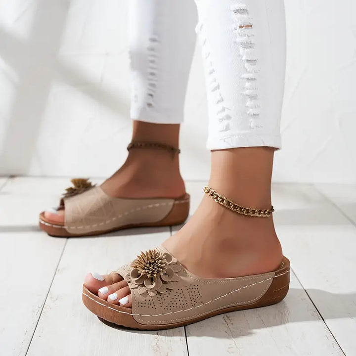 Dahlia | Floral Sandals