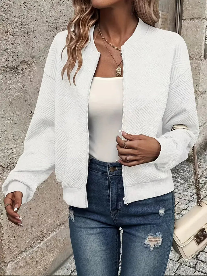 Laurie | Textured Zip Jacket