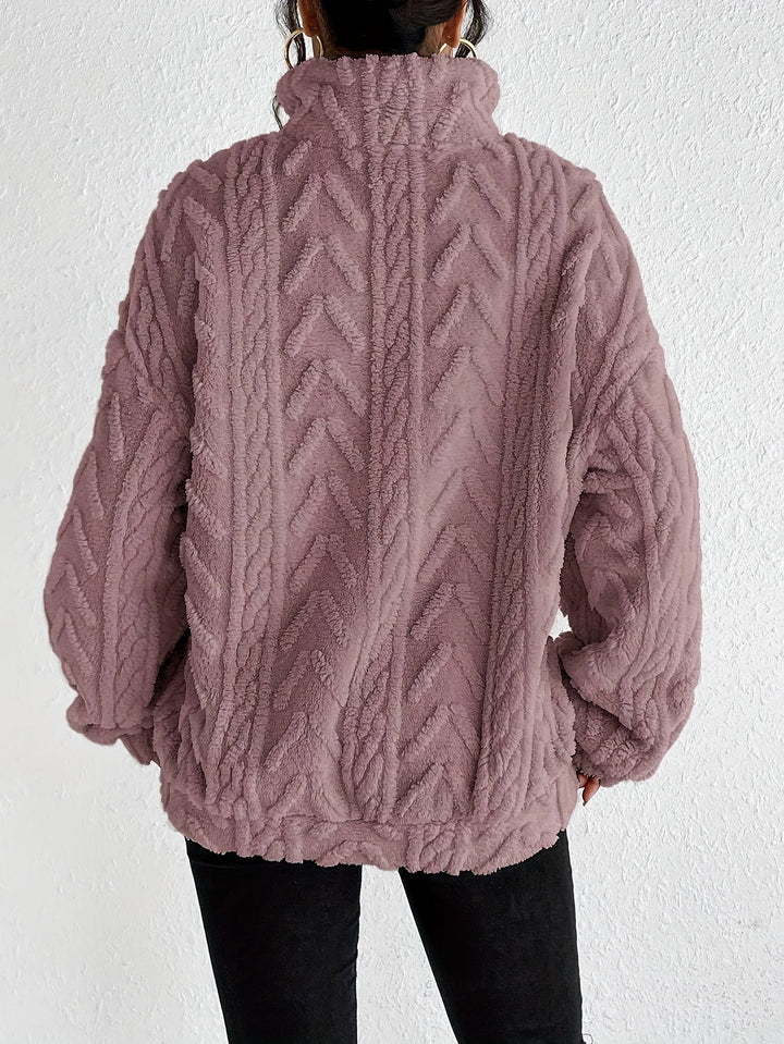 Zoe™ Quarter-Zip Sweater