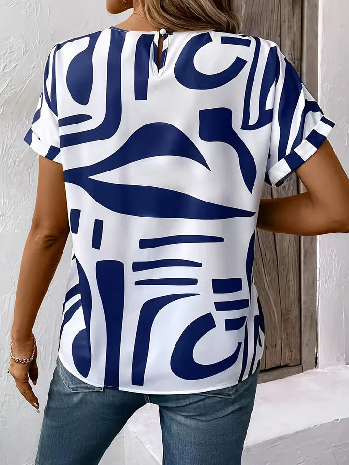 Jill | Abstract Art Blouse