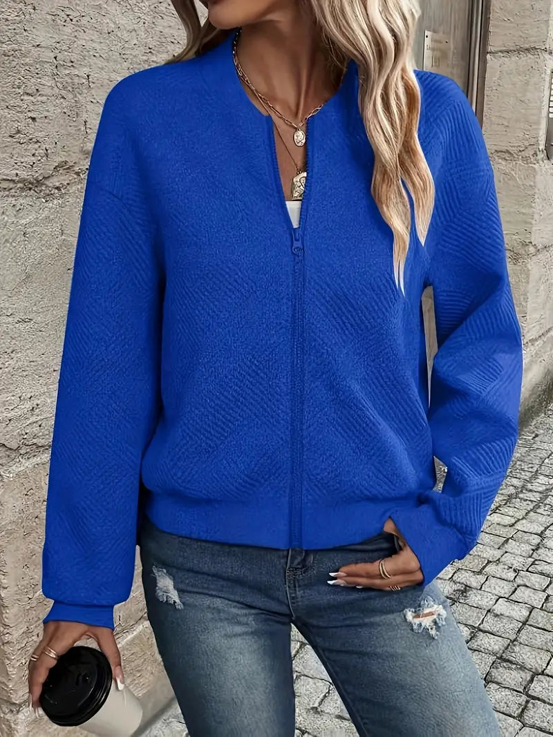 Laurie | Textured Zip Jacket