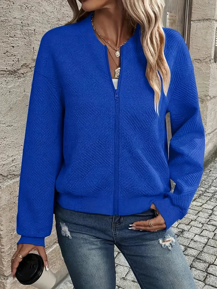 Laurie | Textured Zip Jacket