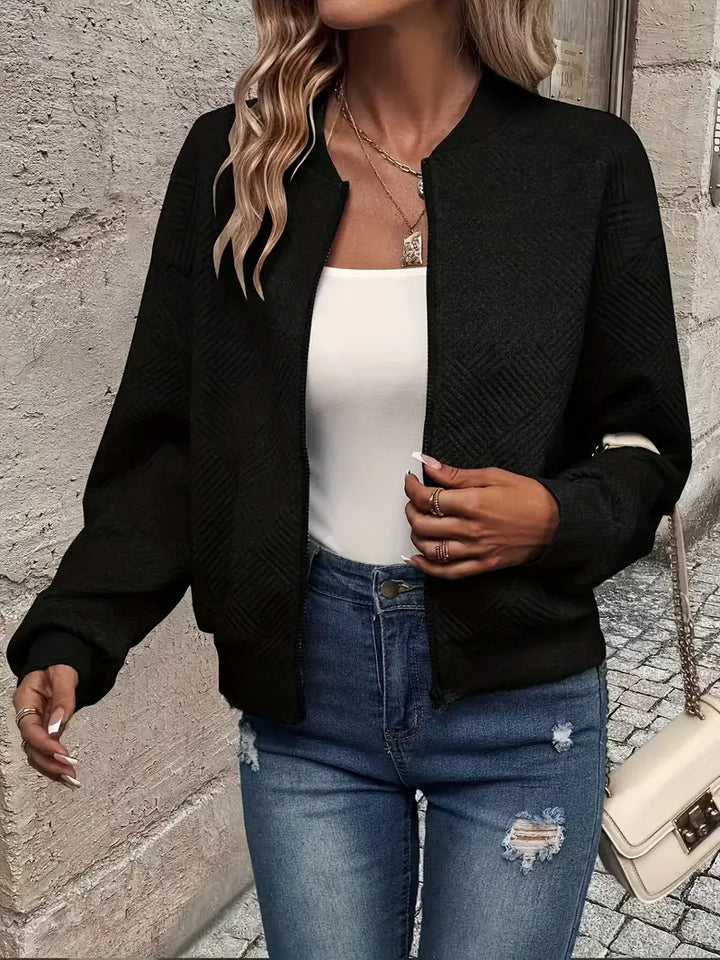 Laurie | Textured Zip Jacket