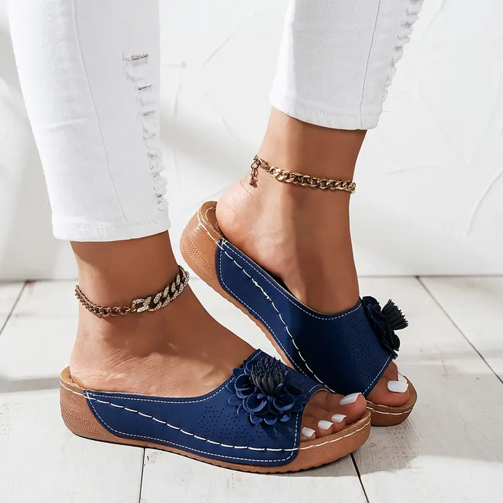 Dahlia | Floral Sandals