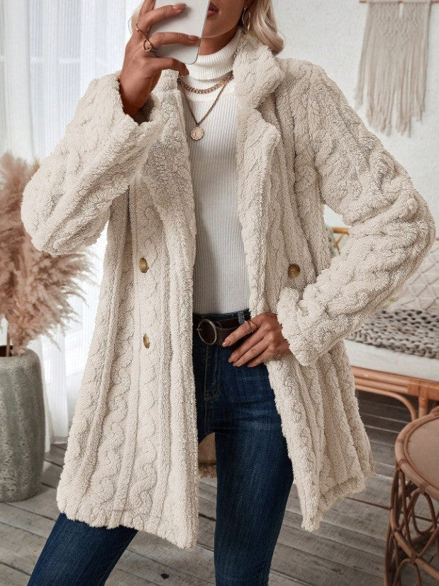 Grace™ Luxe Cable-Knit Cardigan Coat