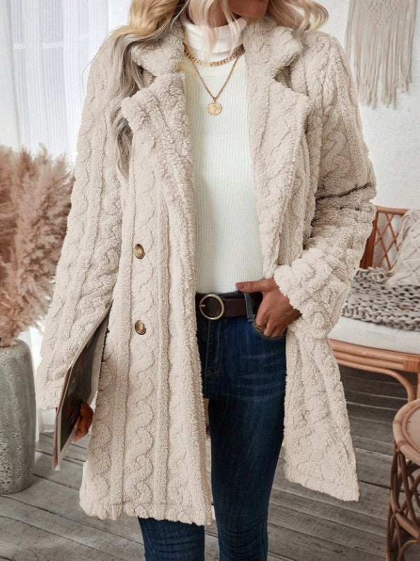 Grace™ Luxe Cable-Knit Cardigan Coat