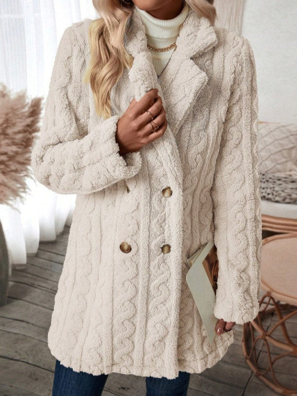 Grace™ Luxe Cable-Knit Cardigan Coat