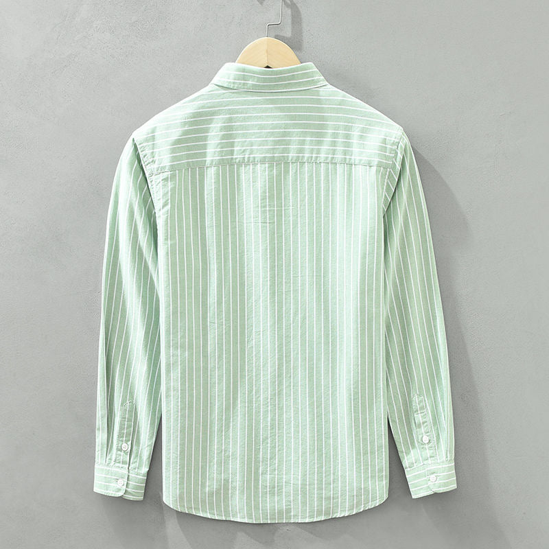 Caleb | Striped Oxford Shirt