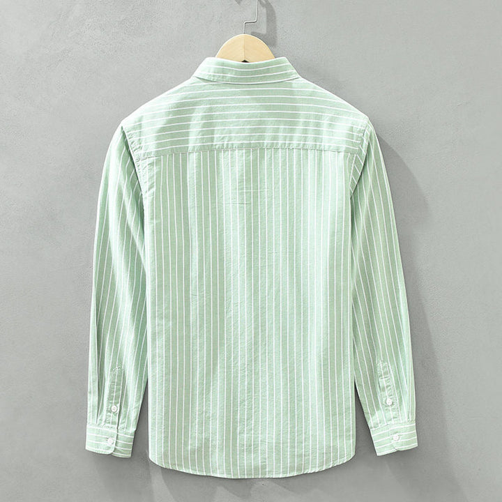 Caleb | Striped Oxford Shirt