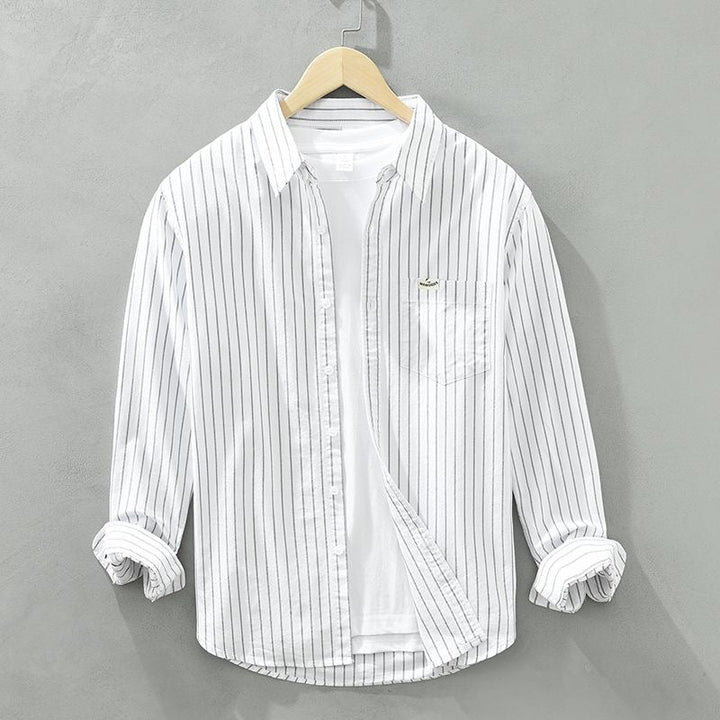 Caleb | Striped Oxford Shirt