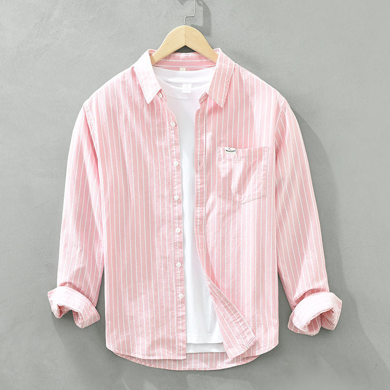 Caleb | Striped Oxford Shirt