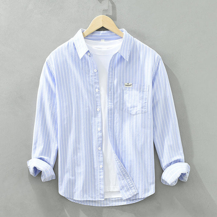 Caleb | Striped Oxford Shirt