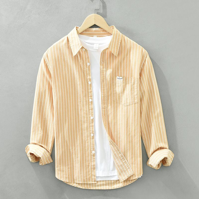 Caleb | Striped Oxford Shirt