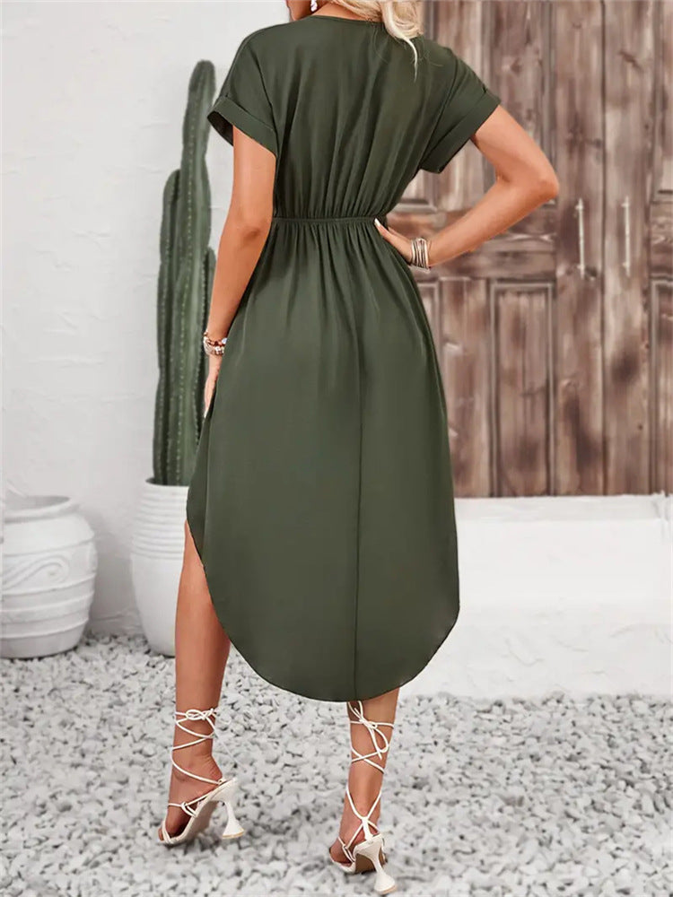 Juliette | Wrap-Tie Midi Dress