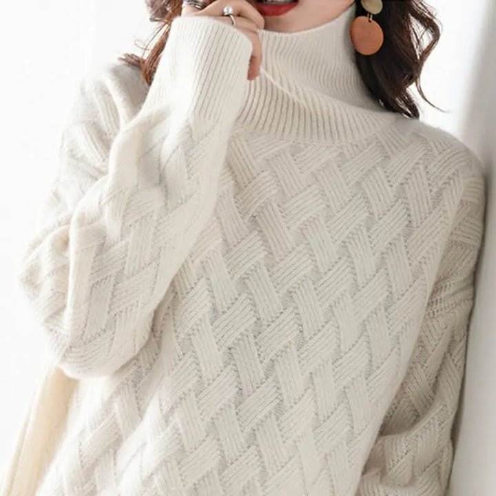 Iris™ Cable-Knit Turtleneck