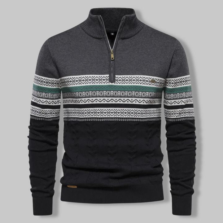 Gavin | Quarter Zip Sweater