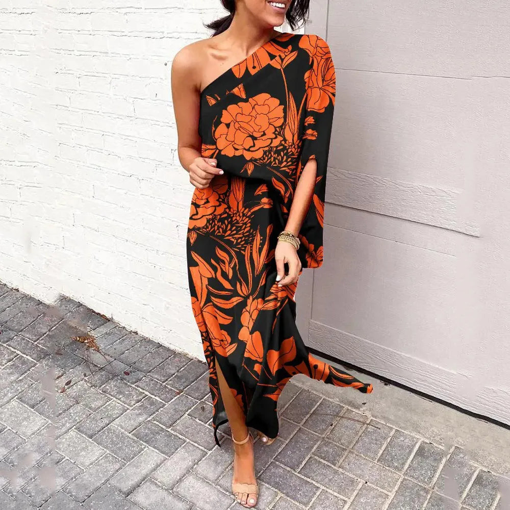 Candice | One-Shoulder Maxi Dress