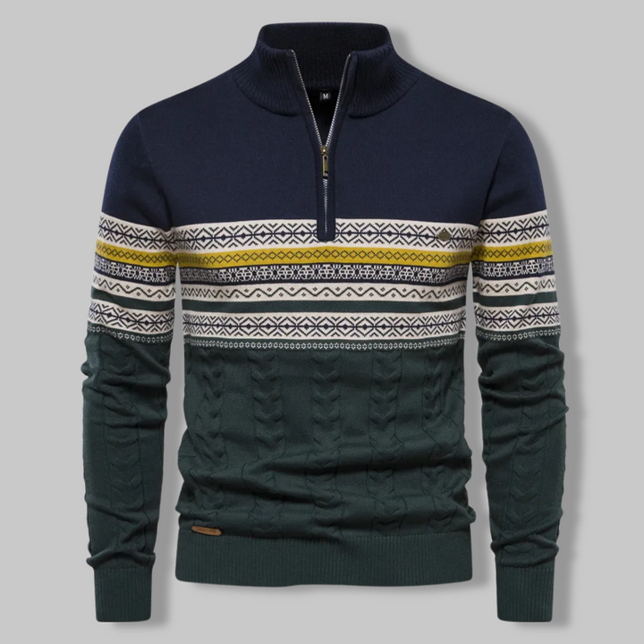 Gavin | Quarter Zip Sweater