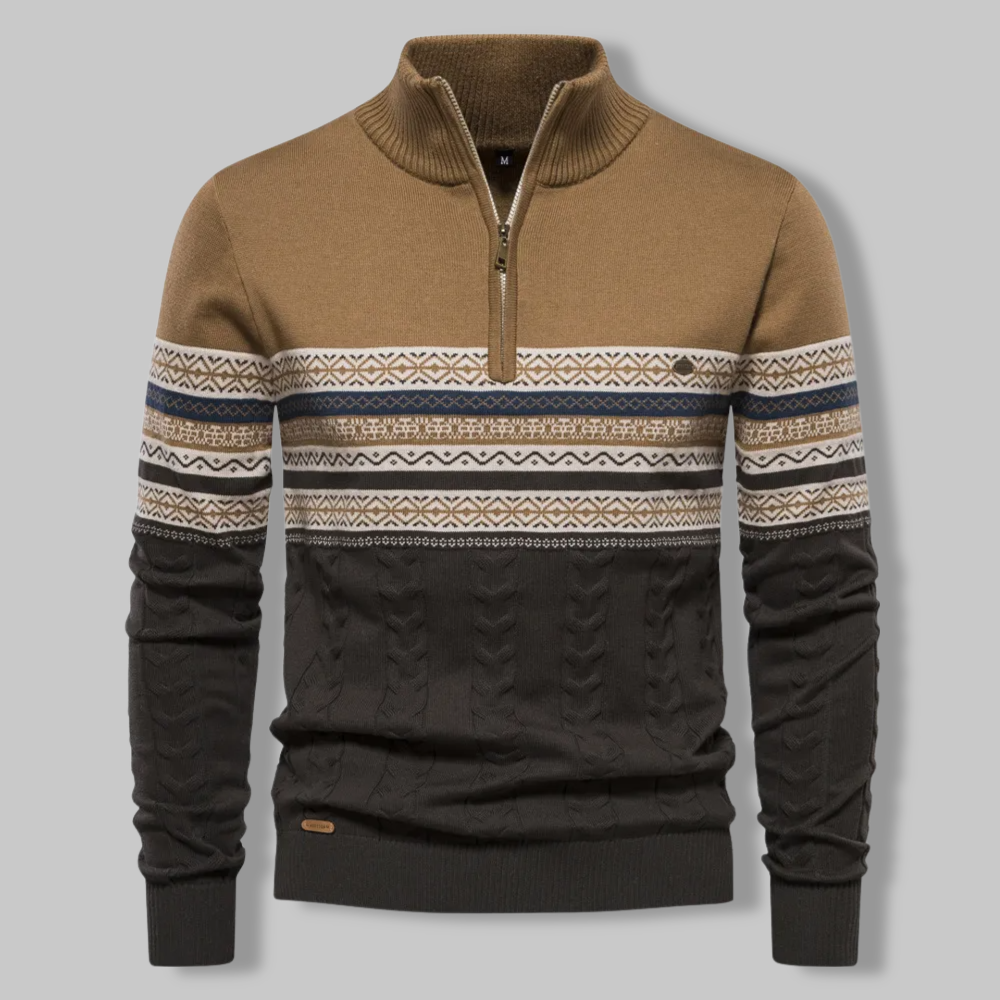 Gavin | Quarter Zip Sweater