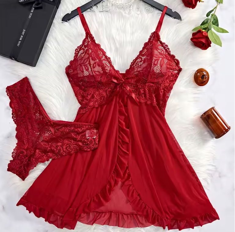 Evelina | Lace Lingerie Set