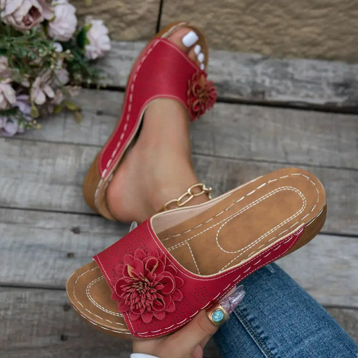 Dahlia | Floral Sandals