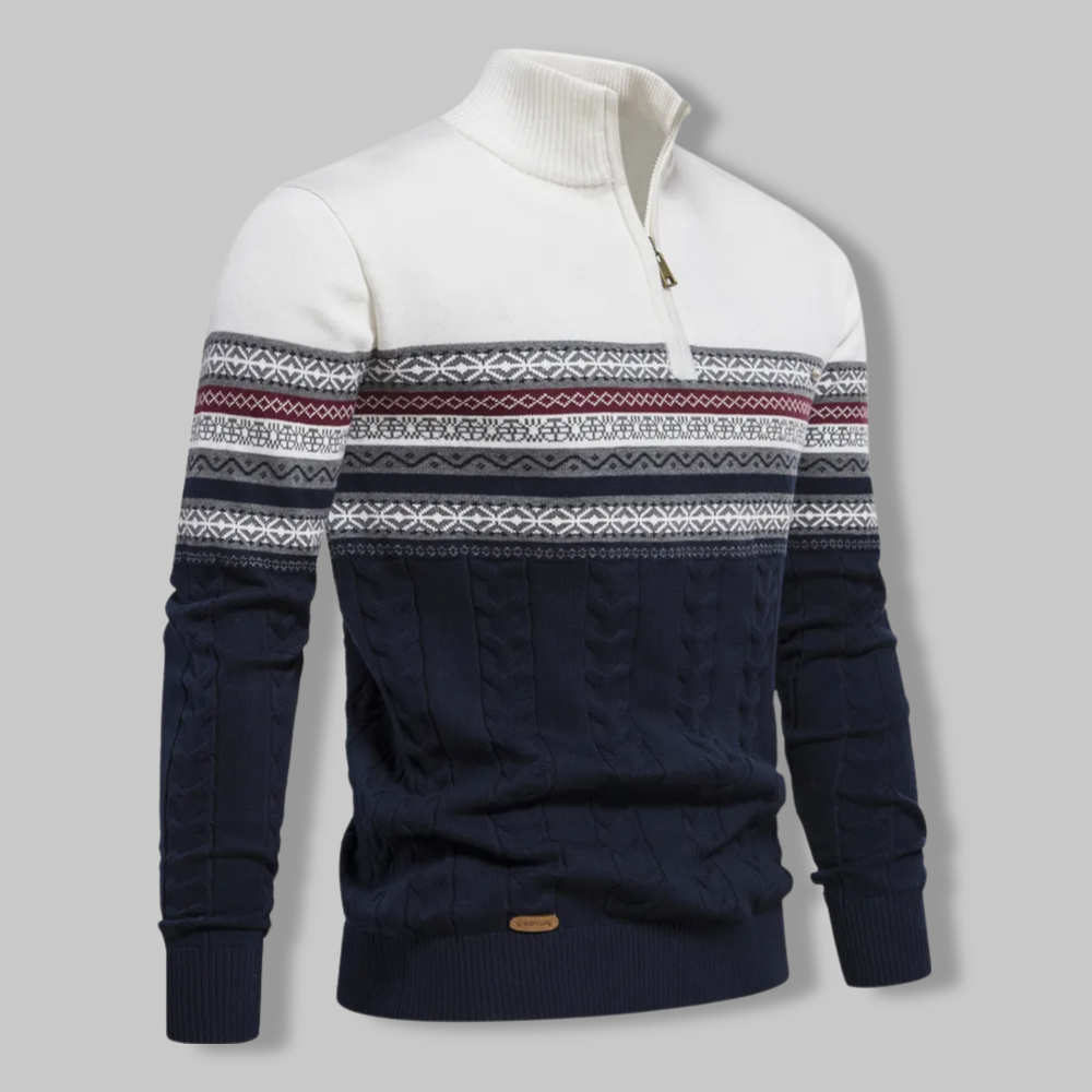 Gavin | Quarter Zip Sweater