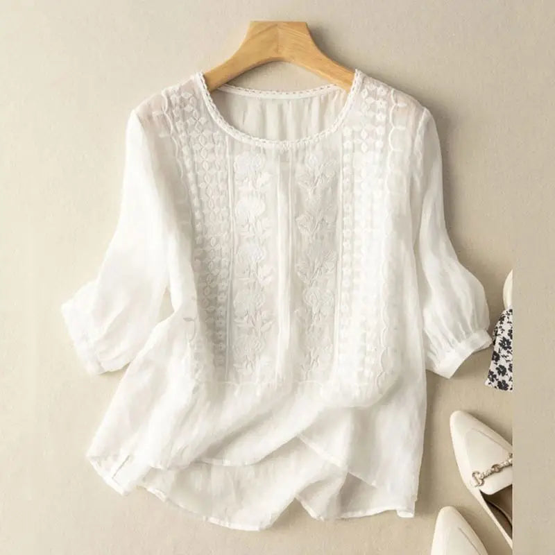 Isabelle | Embroidered Blouse