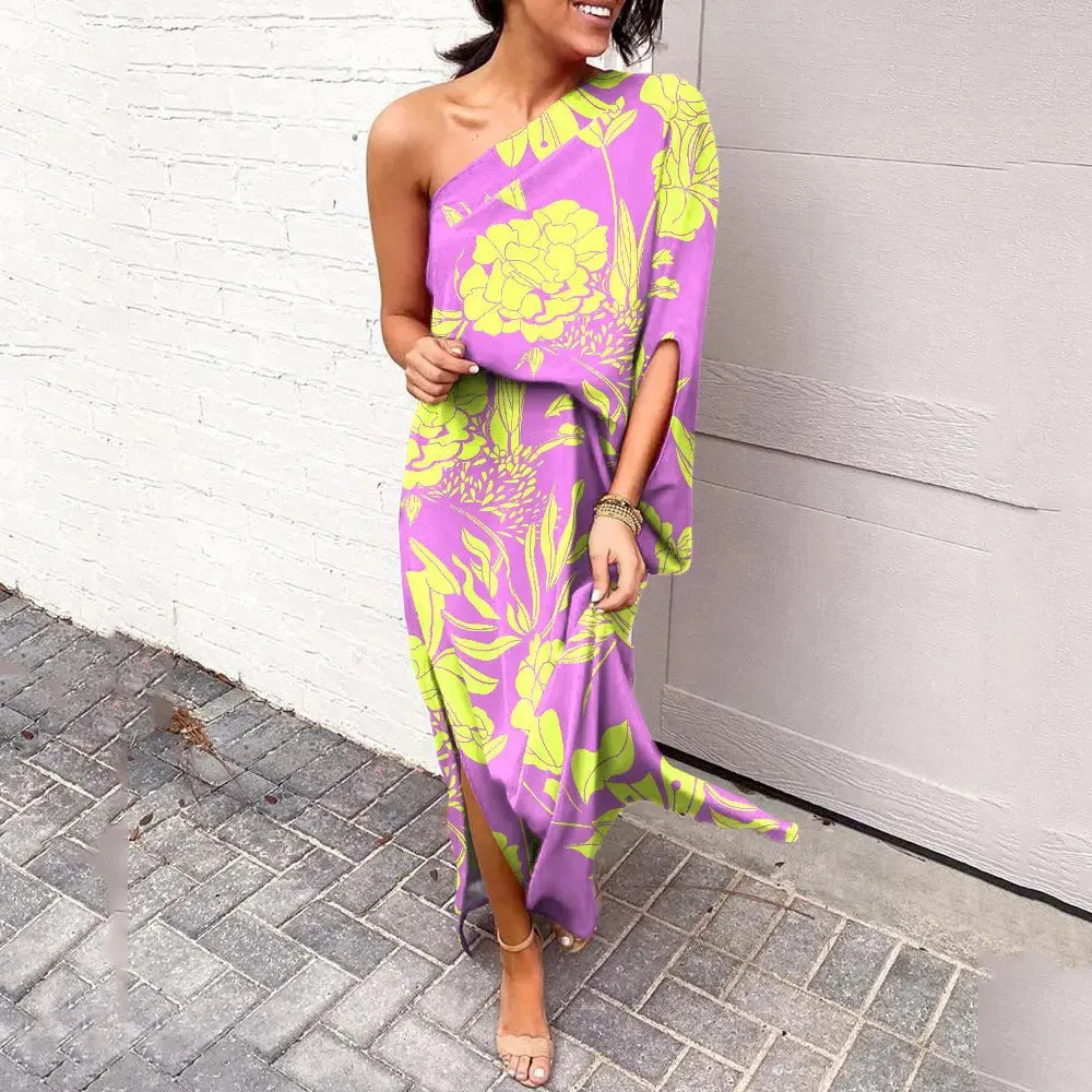 Candice | One-Shoulder Maxi Dress