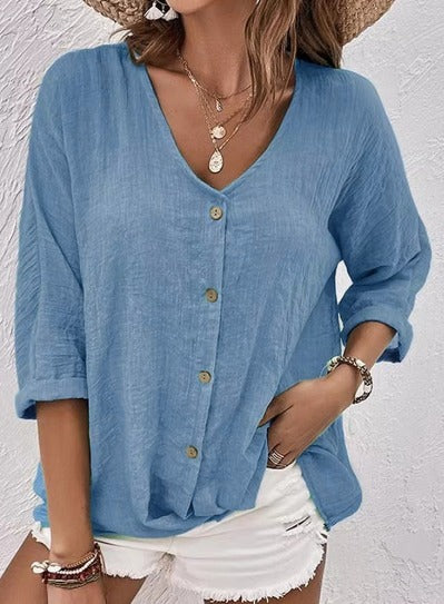 Noelle | Button-Up Top