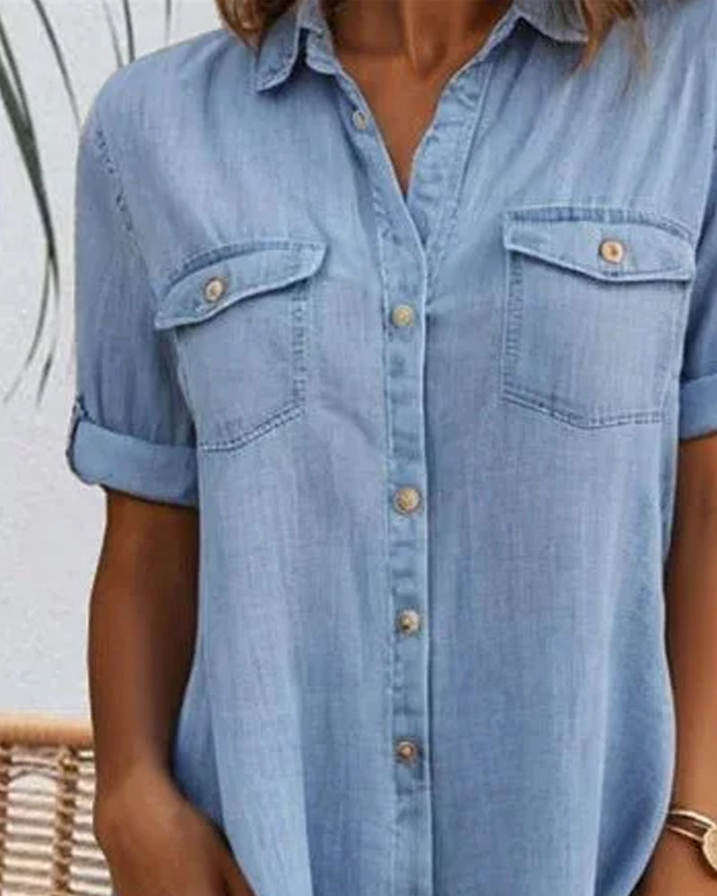 Jillian | Denim Dress