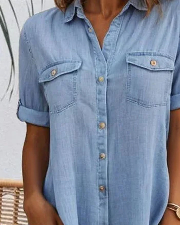 Jillian | Denim Dress