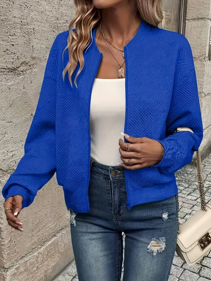 Laurie | Textured Zip Jacket