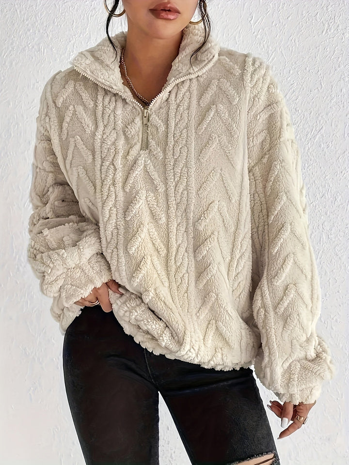 Zoe™ Quarter-Zip Sweater