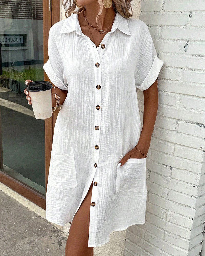 Nora | Relaxed Shirt Dress