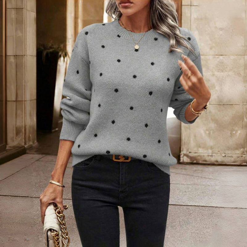 Emily | Dot-Knit Sweater