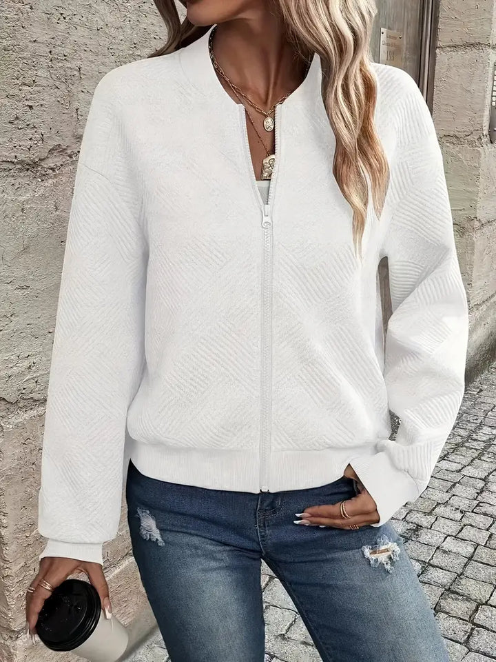 Laurie | Textured Zip Jacket